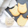 Cortador + Sello para Galletas Gato - Scrapcooking