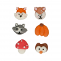 Decoraciones de Azúcar Animales del Bosque 8 ud - Funcakes Decoraciones de Azúcar Animales del Bosque 8 ud - Funcakes