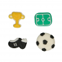 Decoraciones de Azúcar Fútbol 8 ud - Funcakes Decoraciones de Azúcar Fútbol 8 ud - Funcakes
