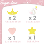 Decoraciones de Azúcar Princesa 6 ud - Scrapcooking