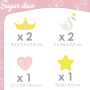 Decoraciones de Azúcar Princesa 6 ud - Scrapcooking Decoraciones de Azúcar Princesa 6 ud - Scrapcooking