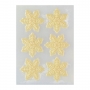 Decoraciones de Chocolate Copos de Nieve 6 ud Decoraciones de Chocolate Copos de Nieve 6 ud