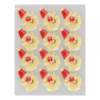 Decoraciones de Chocolate Santa Claus 12 ud - Funcakes Decoraciones de Chocolate Santa Claus 12 ud - Funcakes