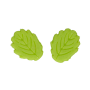 Decoraciones de Mazapán Hojas Verdes 12 ud - Funcakes Decoraciones de Mazapán Hojas Verdes 12 ud - Funcakes