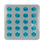 Diamantes Comestibles de Gelatina Azul Cielo 20 ud - Funcakes Diamantes Comestibles de Gelatina Azul Cielo 20 ud - Funcakes