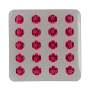 Diamantes Comestibles de Gelatina Rosa 20 ud - Funcakes Diamantes Comestibles de Gelatina Rosa 20 ud - Funcakes