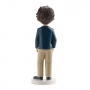Figura para Tarta Comunión Niño con Corbata Roja Figura para Tarta Comunión Niño con Corbata Roja