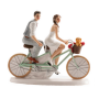 Figura para Tarta Pareja en Bicicleta 21 cm Figura para Tarta Pareja en Bicicleta 21 cm