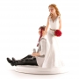 Figura para Tarta Pareja Novios Bebidos 20 cm Figura para Tarta Pareja Novios Bebidos 20 cm