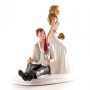 Figura para Tarta Pareja Novios Bebidos 20 cm Figura para Tarta Pareja Novios Bebidos 20 cm