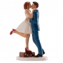 Figura para Tarta Pareja Viajera con Maleta 20 cm Figura para Tarta Pareja Viajera con Maleta 20 cm