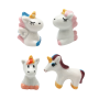 Figuras Cerámica para Roscón Unicornio 3D - 50 ud