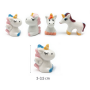 Figuras Cerámica para Roscón Unicornio 3D - 50 ud