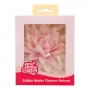 Flor de Papel Comestible Peonia Rosa Ombre Grande - Funcakes Flor de Papel Comestible Peonia Rosa Ombre Grande - Funcakes