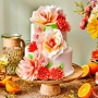 Flores de Papel Comestibles Pompón Margarita Blanca Mediana 12 ud Flores de Papel Comestibles Pompón Margarita Blanca Mediana 12 ud