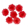 Flores de Papel Comestibles Rosa Rosalia Roja Mediana 15 ud Flores de Papel Comestibles Rosa Rosalia Roja Mediana 15 ud