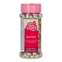 Lentejas de Chocolate Plata Brillante 80 gr - Funcakes Lentejas de Chocolate Plata Brillante 80 gr - Funcakes