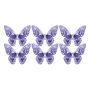 Mariposas de Oblea Porcelana 22 ud - Crystal Candy Mariposas de Oblea Porcelana 22 ud - Crystal Candy