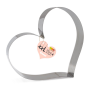 Molde de Acero Corazón XXL 24 cm - Scrapcooking Molde de Acero Corazón XXL 24 cm - Scrapcooking