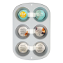Molde para 6 Muffins Gigantes - Wilton Molde para 6 Muffins Gigantes - Wilton