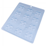 Molde para Chocolate Bombón Flores 12 Cav - Bwb Molde para Chocolate Bombón Flores 12 Cav - Bwb