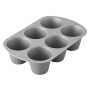 Molde para Muffins Extra-Grandes 6 Cavidades - Wilton Molde para Muffins Extra-Grandes 6 Cavidades - Wilton