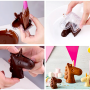 Molde Policarbonato para Chocolate Unicornio 3D - 2 ud