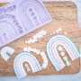 Molde Silicona Arcoiris Macrame - Karen Davies Molde Silicona Arcoiris Macrame - Karen Davies