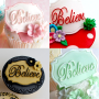 Molde Silicona Mini Placa Believe - Katy Sue Molde Silicona Mini Placa Believe - Katy Sue