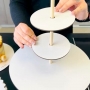 Palos de Madera para Tartas de Pisos 30 cm 2 ud - En Papiers Palos de Madera para Tartas de Pisos 30 cm 2 ud - En Papiers