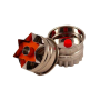 Set 2 Cortadores Metalicos Para Galletas - Flor Y Estrella Set 2 Cortadores Metalicos Para Galletas - Flor Y Estrella