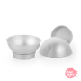 Set 2 Moldes Aluminio Semiesféricos + 2 Bases - Balón Set 2 Moldes Aluminio Semiesféricos + 2 Bases - Balón
