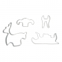 Set Cortadores Trineo De Navidad 3D - Wilton Set Cortadores Trineo De Navidad 3D - Wilton