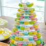 Soporte Transparente para Macarons Redondo 10 Niveles Soporte Transparente para Macarons Redondo 10 Niveles