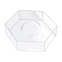 Soportes Hexagonales Transparentes para Tartas 20 y 30 cm
