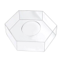 Soportes Hexagonales Transparentes para Tartas 20 y 30 cm Soportes Hexagonales Transparentes para Tartas 20 y 30 cm