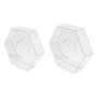 Soportes Hexagonales Transparentes para Tartas 20 y 30 cm