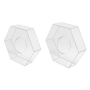 Soportes Hexagonales Transparentes para Tartas 20 y 30 cm Soportes Hexagonales Transparentes para Tartas 20 y 30 cm