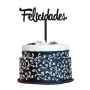 Topper para Tarta Felicidades 13 cm - Dekora Topper para Tarta Felicidades 13 cm - Dekora
