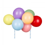 Topper para Tarta Globos Arcoiris - Partydeco Topper para Tarta Globos Arcoiris - Partydeco