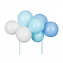 Topper para Tarta Globos Azules - Partydeco Topper para Tarta Globos Azules - Partydeco