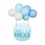 Topper para Tarta Globos Azules - Partydeco Topper para Tarta Globos Azules - Partydeco