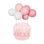 Topper para Tarta Globos Rosas - Partydeco Topper para Tarta Globos Rosas - Partydeco