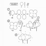 Topper para Tarta Globos Rosas - Partydeco Topper para Tarta Globos Rosas - Partydeco
