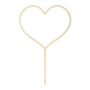 Topper para Tarta Madera Corazón 23 cm - Partydeco Topper para Tarta Madera Corazón 23 cm - Partydeco