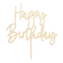 Topper para Tarta Madera Happy Birthday 15 cm - Partydeco Topper para Tarta Madera Happy Birthday 15 cm - Partydeco