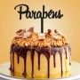 Topper Para Tarta Negro Dekora - Topper Para Tarta Negro Dekora -