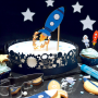 Topper para Tarta Cohete Led 13 cm - Scrapcooking Topper para Tarta Cohete Led 13 cm - Scrapcooking