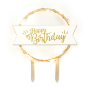 Topper para Tarta Happy Birthday Led 12 cm - Scrapcooking Topper para Tarta Happy Birthday Led 12 cm - Scrapcooking