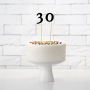 Toppers de Números Negros 11 ud - Partydeco Toppers de Números Negros 11 ud - Partydeco